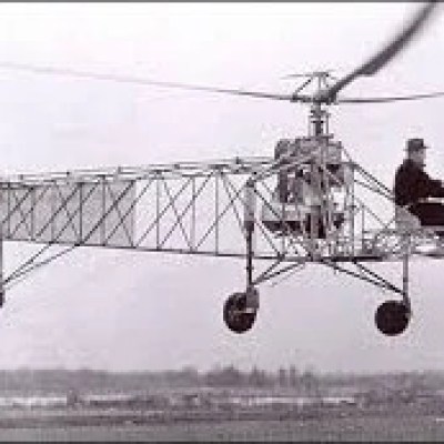 a helicopter flying in the sky