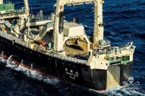 a large ship in a body of water