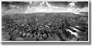 an old photo of a city an old photo of a city